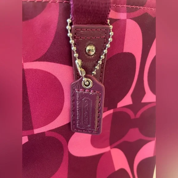 Coach Pink Tote and Pouch Set - Picture 7 of 16